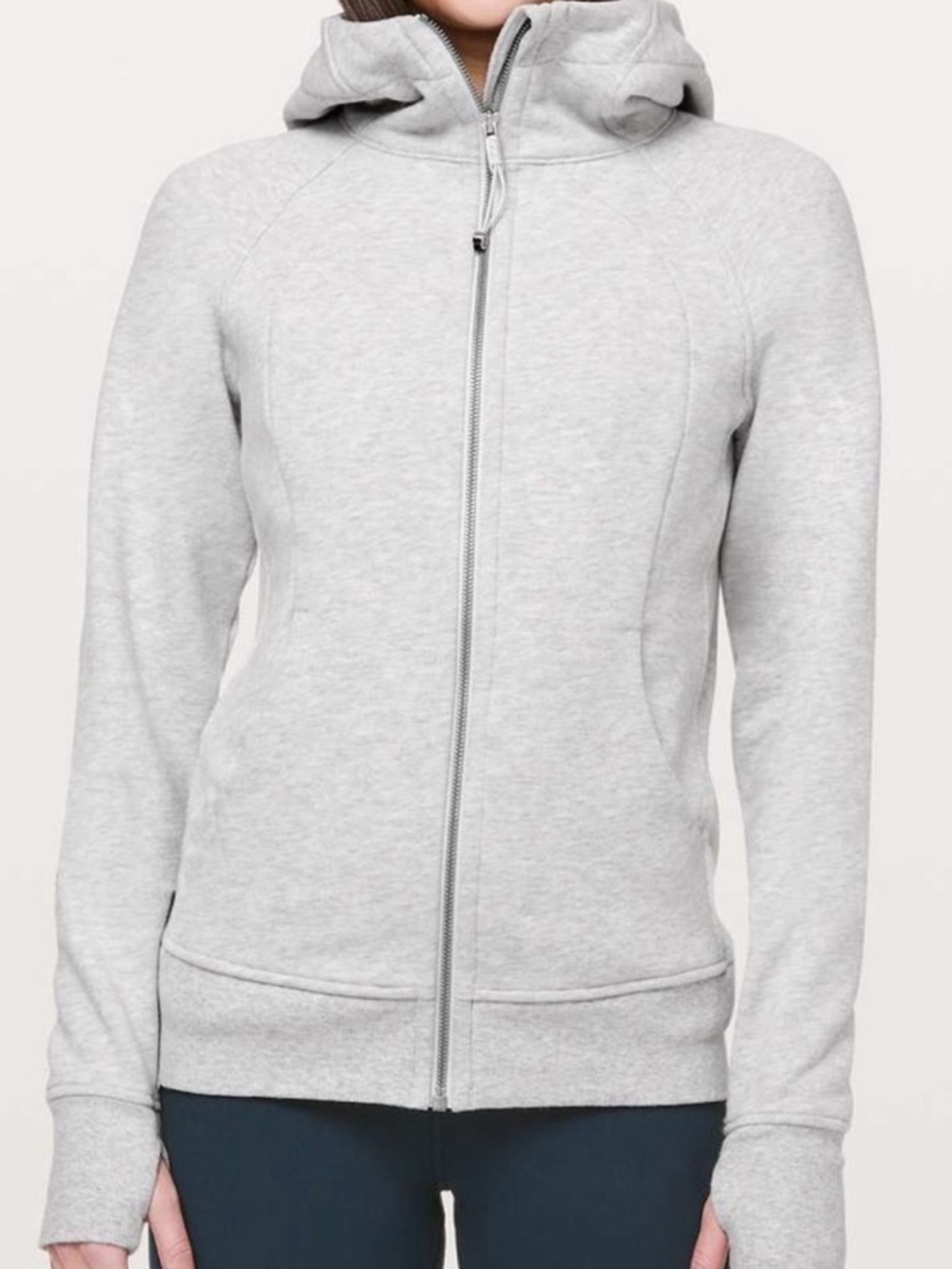 Lululemon Women's Scuba Hoodie - Light Gray #AB01